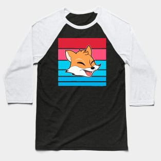 Cute Fox Baseball T-Shirt